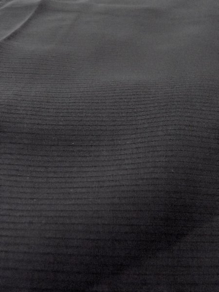 Photo6: N1227C Vintage Japanese kimono   Black MONTSUKI crests for women / Silk.    (Grade B) (6)