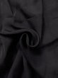 Photo8: N1227C Vintage Japanese kimono   Black MONTSUKI crests for women / Silk.    (Grade B) (8)