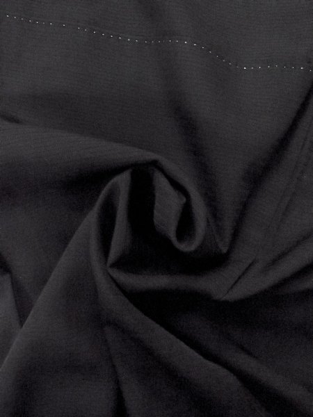 Photo9: Mint N1227D Vintage Japanese kimono   Black MONTSUKI crests for women / Silk.    (Grade A) (9)