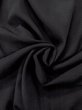 Photo10: Mint N1227D Vintage Japanese kimono   Black MONTSUKI crests for women / Silk.    (Grade A) (10)