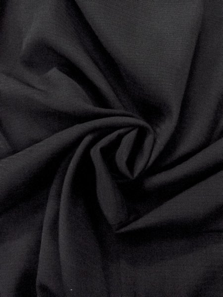 Photo10: Mint N1227D Vintage Japanese kimono   Black MONTSUKI crests for women / Silk.    (Grade A) (10)