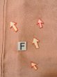 Photo20: O0117A Vintage Japanese kimono  Pale Beige IROMUJI plain colored for women / Silk. Landscape, Landscape, tree basic woven pattern  (Grade C) (20)