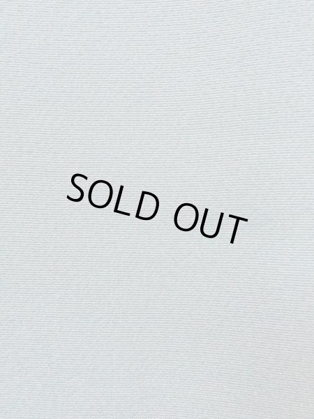 Photo8: O0117B Vintage Japanese kimono Pale Grayish Light Blue IROMUJI plain colored for women / Silk.    (Grade C) (8)