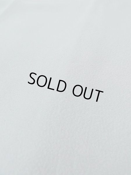 Photo9: O0117B Vintage Japanese kimono Pale Grayish Light Blue IROMUJI plain colored for women / Silk.    (Grade C) (9)