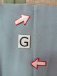 Photo21: O0117B Vintage Japanese kimono Pale Grayish Light Blue IROMUJI plain colored for women / Silk.    (Grade C) (21)