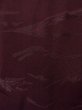 Photo6: O0117D Vintage Japanese kimono Dark Purplish Dark Red IROMUJI plain colored for women / Silk.  There are stains.  (Grade C) (6)
