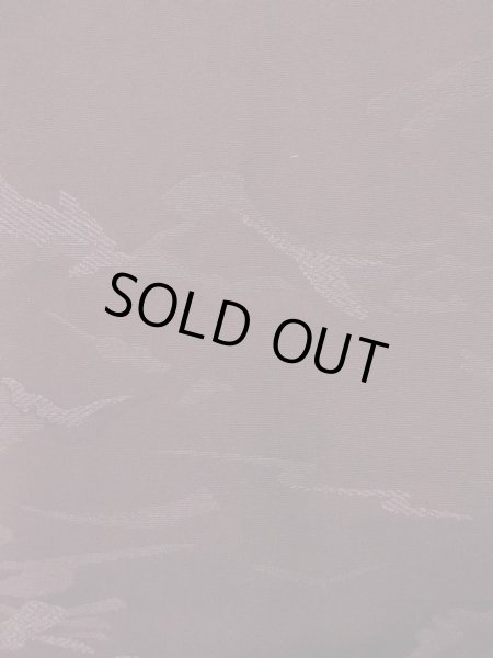 Photo7: O0117D Vintage Japanese kimono Dark Purplish Dark Red IROMUJI plain colored for women / Silk.  There are stains.  (Grade C) (7)