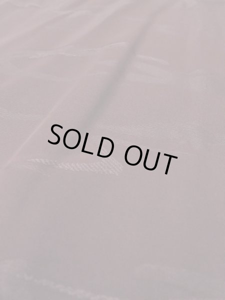 Photo8: O0117D Vintage Japanese kimono Dark Purplish Dark Red IROMUJI plain colored for women / Silk.  There are stains.  (Grade C) (8)