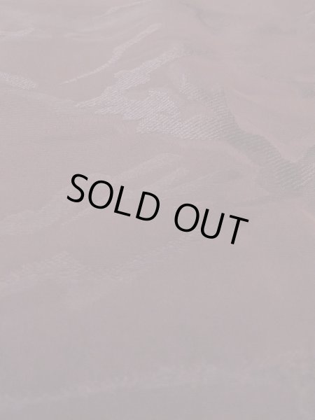 Photo9: O0117D Vintage Japanese kimono Dark Purplish Dark Red IROMUJI plain colored for women / Silk.  There are stains.  (Grade C) (9)