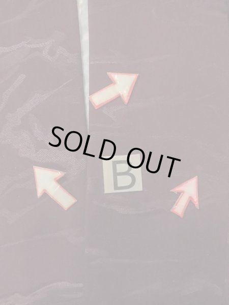 Photo15: O0117D Vintage Japanese kimono Dark Purplish Dark Red IROMUJI plain colored for women / Silk.  There are stains.  (Grade C) (15)