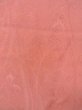 Photo5: O0117F Vintage Japanese kimono Shiny Pale Orange IROMUJI plain colored for women / Silk.  Curved lines basic woven pattern  (Grade B) (5)
