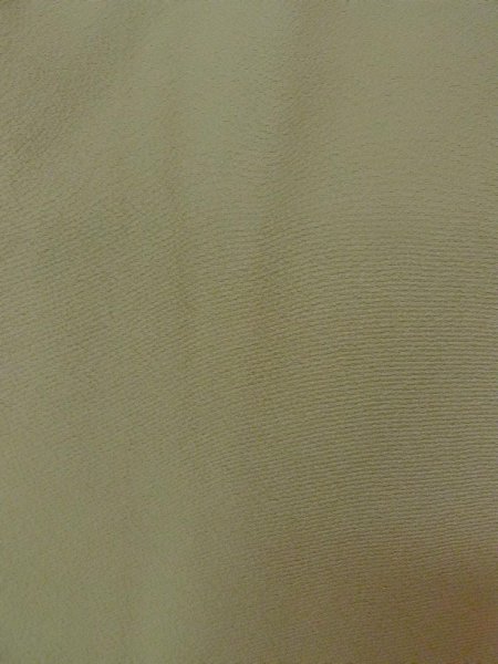 Photo6: O0117G Vintage Japanese kimono  Grayish Green IROMUJI plain colored for women / Silk.    (Grade C) (6)