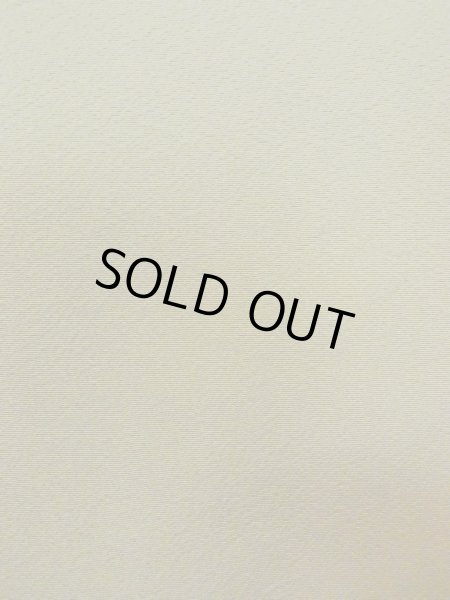 Photo7: O0117G Vintage Japanese kimono  Grayish Green IROMUJI plain colored for women / Silk.    (Grade C) (7)