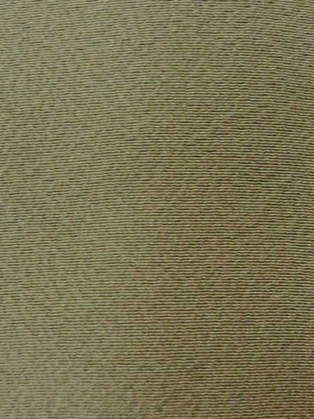 Photo8: O0117G Vintage Japanese kimono  Grayish Green IROMUJI plain colored for women / Silk.    (Grade C) (8)