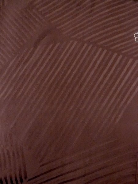 Photo4: O0117H Vintage Japanese kimono   Brown IROMUJI plain colored for women / Silk.    (Grade B) (4)