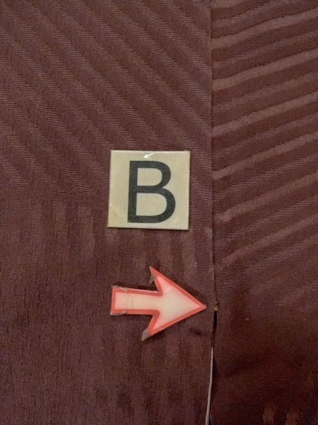 Photo16: O0117H Vintage Japanese kimono   Brown IROMUJI plain colored for women / Silk.    (Grade B) (16)