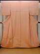 Photo1: O0117I Vintage Japanese kimono   Golden Yellow IROMUJI plain colored for women / Silk.  Based woven pattern: Dapple pattern  (Grade C) (1)
