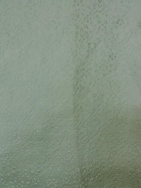 Photo4: Mint O0117J Vintage Japanese kimono  Pale Green IROMUJI plain colored for women / Silk.    (Grade A) (4)