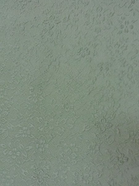 Photo7: Mint O0117J Vintage Japanese kimono  Pale Green IROMUJI plain colored for women / Silk.    (Grade A) (7)