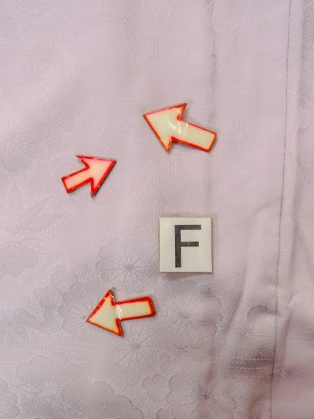 Photo20: O0117K Vintage Japanese kimono  Pale Wisteria IROMUJI plain colored for women / Silk.    (Grade C) (20)