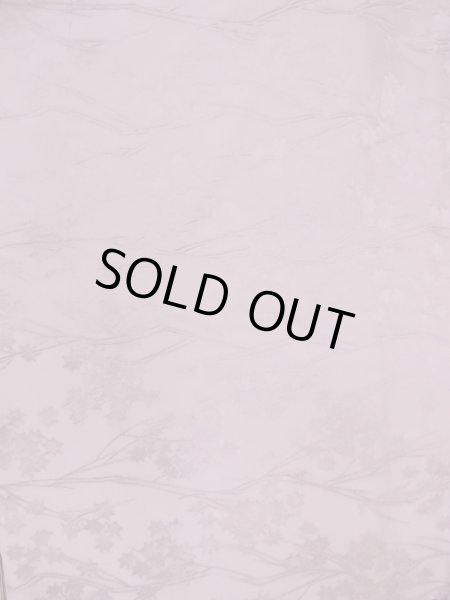 Photo3: O0117L Vintage Japanese kimono Pale Grayish Purple IROMUJI plain colored for women / Silk.    (Grade B) (3)