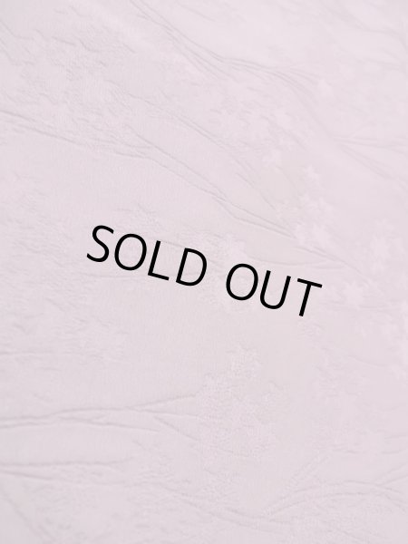 Photo8: O0117L Vintage Japanese kimono Pale Grayish Purple IROMUJI plain colored for women / Silk.    (Grade B) (8)