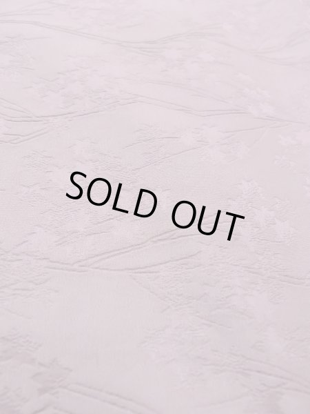 Photo10: O0117L Vintage Japanese kimono Pale Grayish Purple IROMUJI plain colored for women / Silk.    (Grade B) (10)