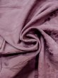 Photo11: O0117L Vintage Japanese kimono Pale Grayish Purple IROMUJI plain colored for women / Silk.    (Grade B) (11)