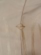 Photo3: O0117O Vintage Japanese kimono Pale Brownish Gray IROMUJI plain colored for women / Silk.    (Grade B) (3)