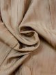 Photo13: O0117O Vintage Japanese kimono Pale Brownish Gray IROMUJI plain colored for women / Silk.    (Grade B) (13)