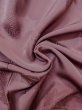 Photo11: O0117P Vintage Japanese kimono  Grayish Purple IROMUJI plain colored for women / Silk.    (Grade B) (11)