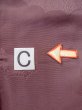 Photo16: O0117P Vintage Japanese kimono  Grayish Purple IROMUJI plain colored for women / Silk.    (Grade B) (16)