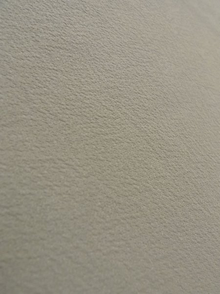 Photo9: O0117Q Vintage Japanese kimono  Light Gray IROMUJI plain colored for women / Silk.    (Grade B) (9)