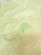 Photo7: O0117R Vintage Japanese kimono  Light Yellowish Green KOMON dyed for women / Silk.    (Grade B) (7)