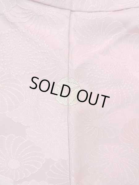 Photo3: O0117S Vintage Japanese kimono Pale Purplish Pink KOMON dyed for women / Silk.    (Grade B) (3)