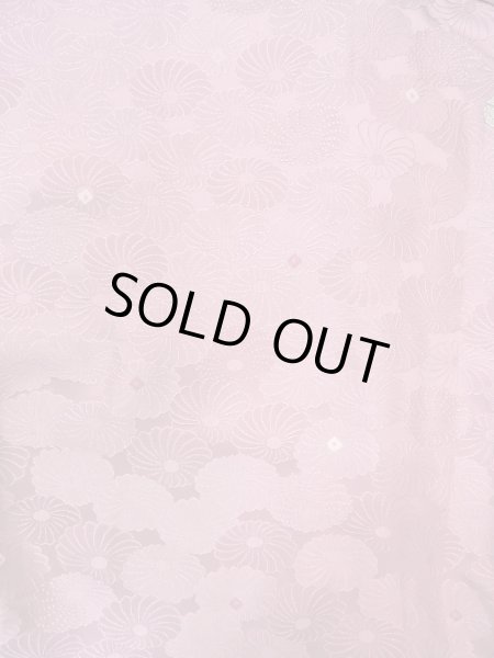 Photo4: O0117S Vintage Japanese kimono Pale Purplish Pink KOMON dyed for women / Silk.    (Grade B) (4)