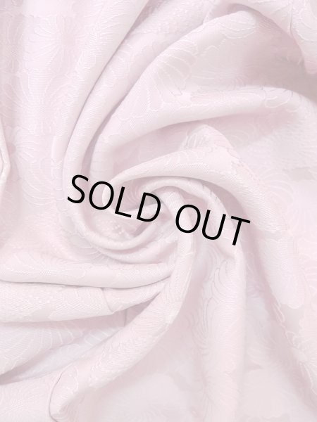 Photo13: O0117S Vintage Japanese kimono Pale Purplish Pink KOMON dyed for women / Silk.    (Grade B) (13)