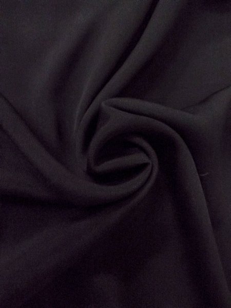 Photo8: O0117T Vintage Japanese kimono   Black MONTSUKI crests for women / Silk.    (Grade B) (8)