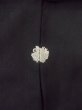 Photo3: O0117U Vintage Japanese kimono   Black MONTSUKI crests for women / Silk.    (Grade D) (3)