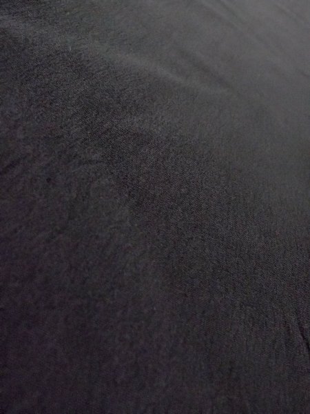 Photo7: O0117U Vintage Japanese kimono   Black MONTSUKI crests for women / Silk.    (Grade D) (7)