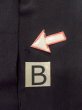 Photo12: O0117U Vintage Japanese kimono   Black MONTSUKI crests for women / Silk.    (Grade D) (12)