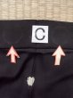 Photo13: O0117U Vintage Japanese kimono   Black MONTSUKI crests for women / Silk.    (Grade D) (13)