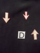 Photo14: O0117U Vintage Japanese kimono   Black MONTSUKI crests for women / Silk.    (Grade D) (14)