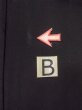 Photo12: O0117V Vintage Japanese kimono   Black MONTSUKI crests for women / Silk.    (Grade D) (12)