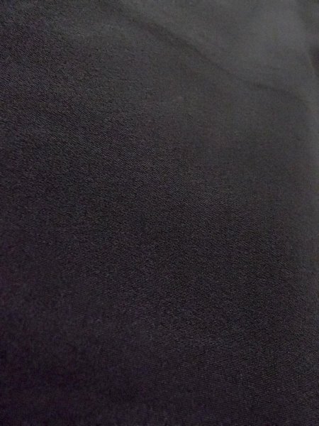 Photo7: O0117W Vintage Japanese kimono   Black MONTSUKI crests for women / Silk.    (Grade B) (7)