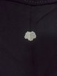 Photo3: Mint O0117X Vintage Japanese kimono   Black MONTSUKI crests for women / Silk.    (Grade A) (3)