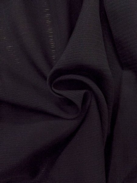 Photo11: Mint O0117Y Vintage Japanese kimono   Black MONTSUKI crests for women / Silk.    (Grade A) (11)