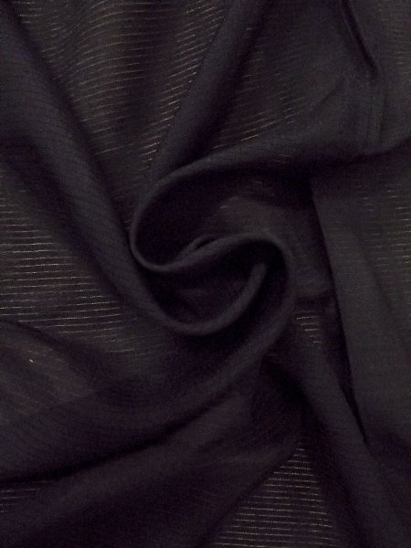 Photo12: O0117Z Vintage Japanese kimono   Black MONTSUKI crests for women / Silk.    (Grade B) (12)