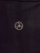 Photo3: O0118A Vintage Japanese kimono   Black MONTSUKI crests for women / Silk.    (Grade B) (3)