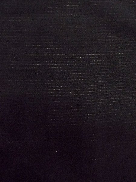 Photo7: O0118A Vintage Japanese kimono   Black MONTSUKI crests for women / Silk.    (Grade B) (7)